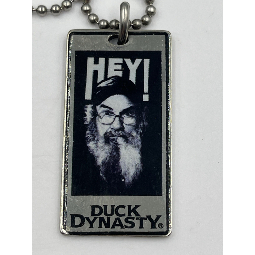 Duck Dynasty Chain Necklace With DOG TAGS Logo HARD TO FIND NOW SEE ALL